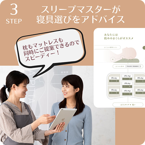 STEP3：眠りのプロからのアドバイス