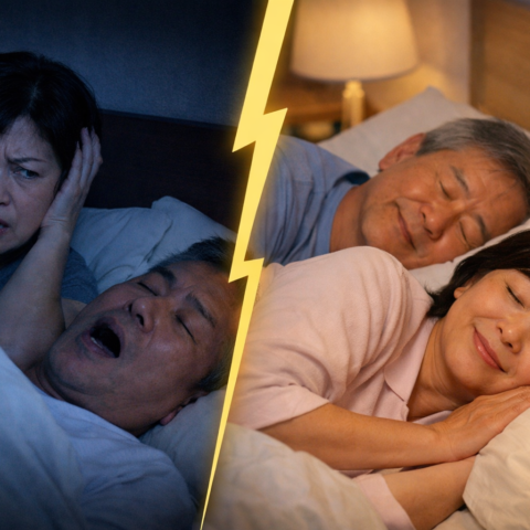 いびきや寝返りで、関係がギクシャクする前にできること