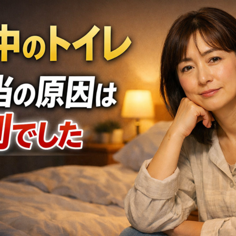 夜中のトイレ、実はこれだけが原因じゃなかった｜眠りが分断される本当の理由
