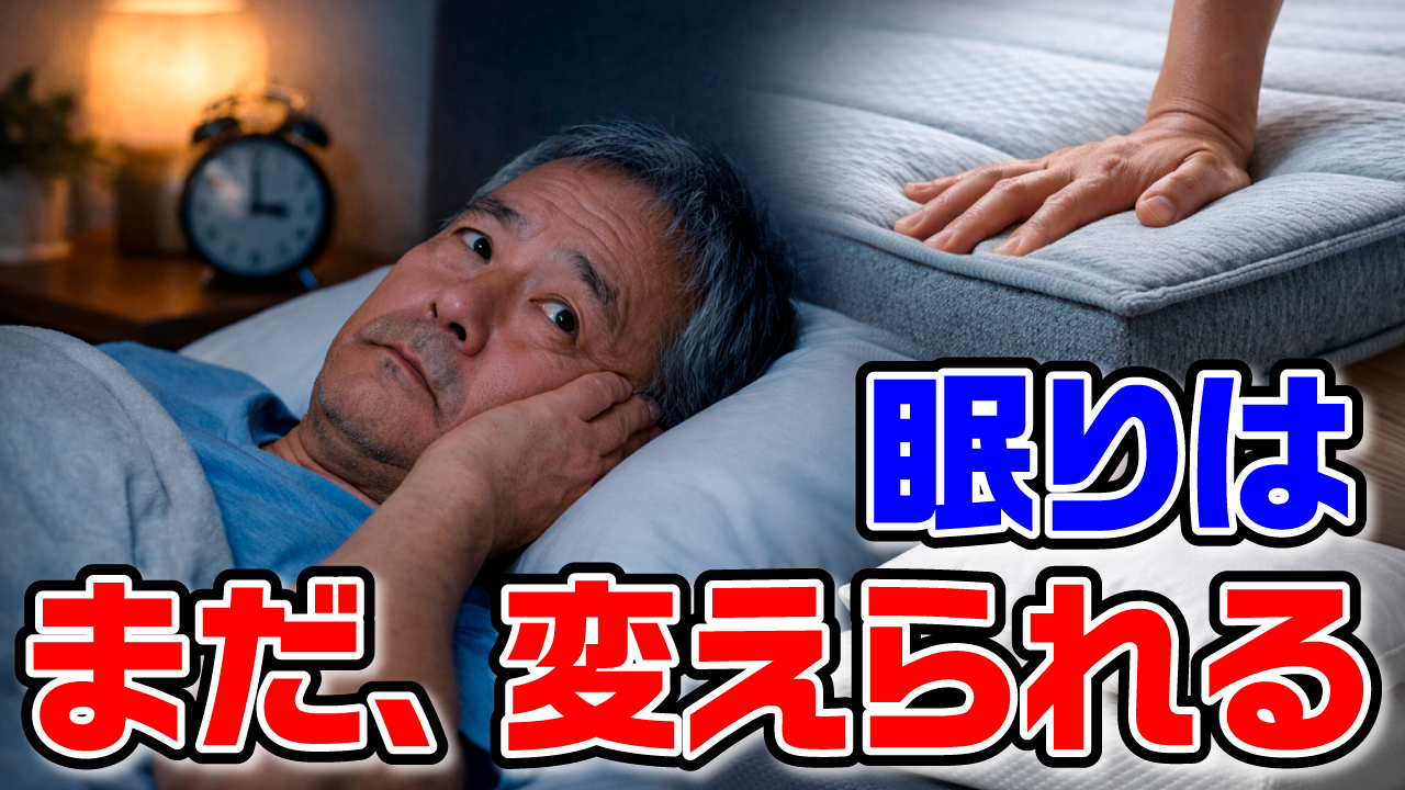 年をとると眠れなくなるのは普通？